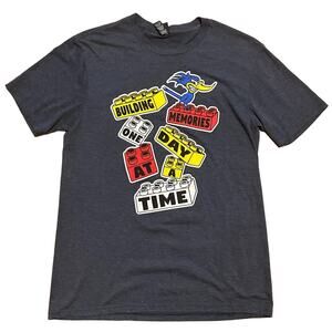 Unisex T-Shirt Charcoal Sz Med Building Memories One Day At A Time Lightweight